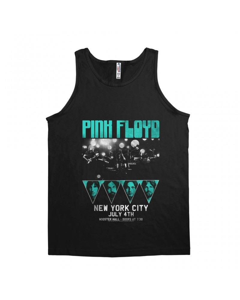 Pink Floyd Unisex Tank Top | 4th Of July NYC Concert Turquoise Distressed Shirt $11.98 Shirts