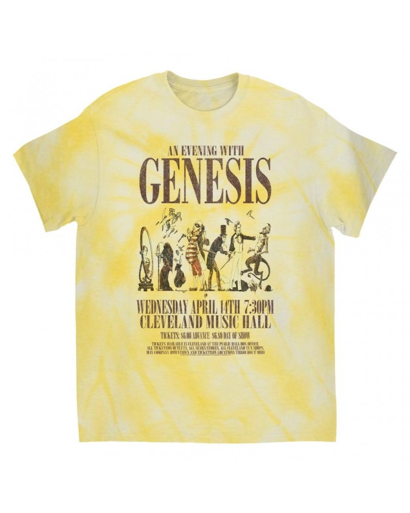 Genesis T-Shirt | Cleveland Music Hall Concert Tie Dye Shirt $12.67 Shirts