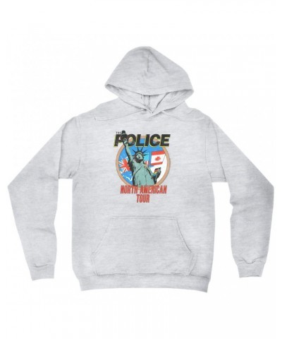 The Police Hoodie | North America 1983 Colorful Concert Promotion Distressed Hoodie $19.18 Sweatshirts