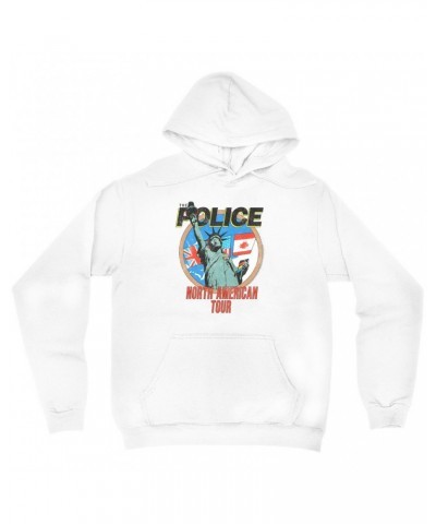 The Police Hoodie | North America 1983 Colorful Concert Promotion Distressed Hoodie $19.18 Sweatshirts