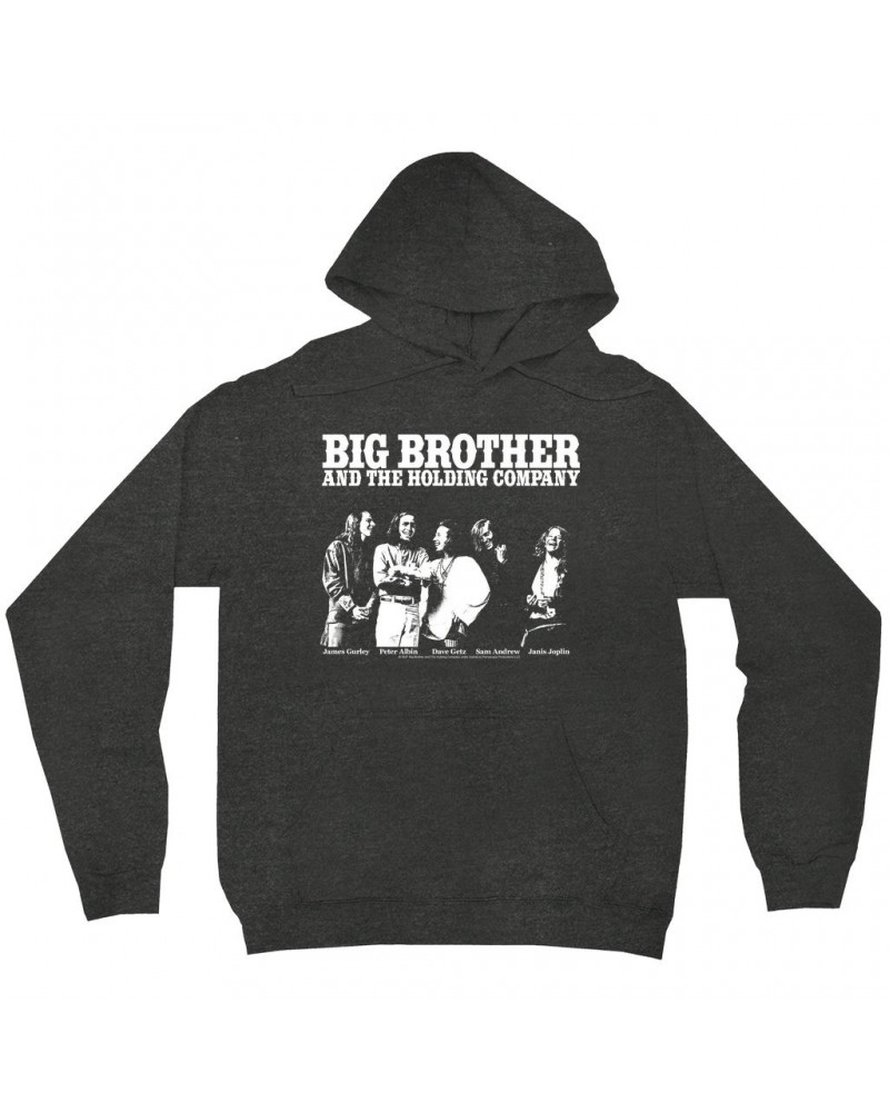 Big Brother & The Holding Company Hoodie | Featuring Janis Joplin Black and White Photo Big Brother and The Holding Co. Hoodi...