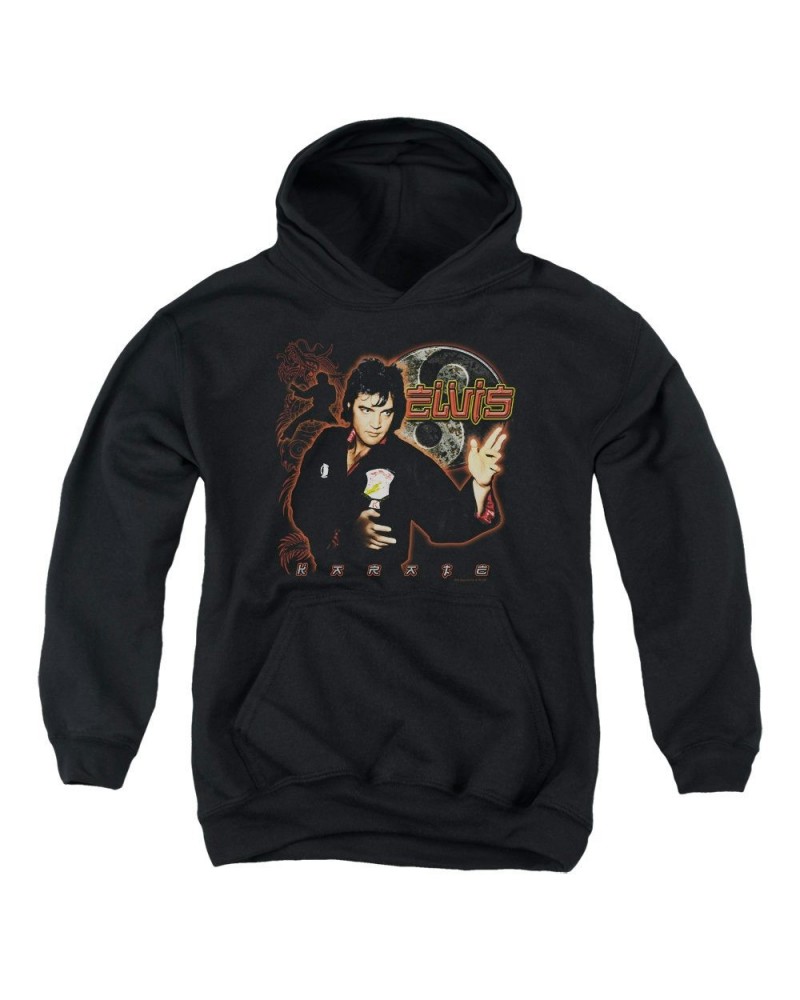 Elvis Presley Youth Hoodie | KARATE Pull-Over Sweatshirt $8.99 Sweatshirts
