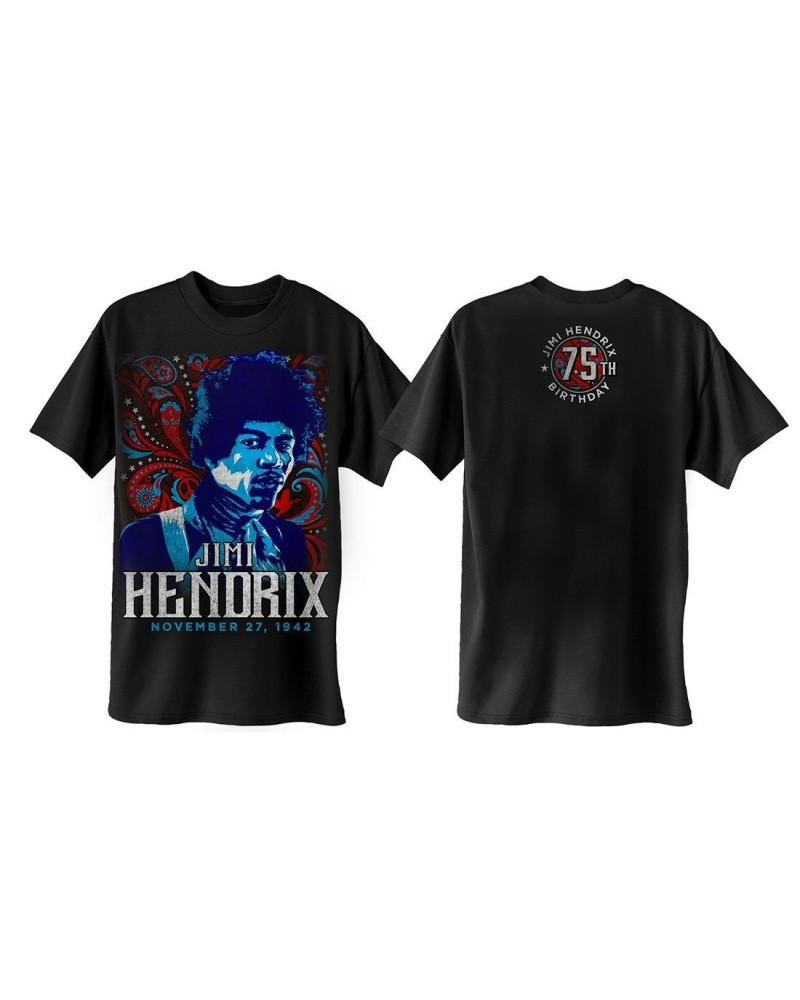 Jimi Hendrix 75th Birthday T-Shirt $13.78 Shirts