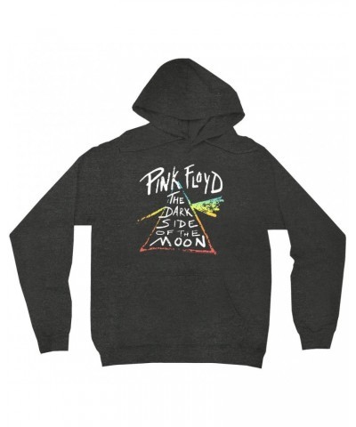 Pink Floyd Hoodie | Color Sketch Dark Side Of The Moon Ombre Hoodie $12.78 Sweatshirts