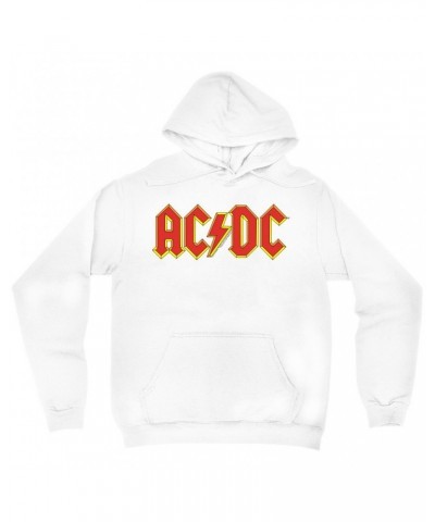 AC/DC Hoodie | Classic Red Yellow Logo Hoodie $19.18 Sweatshirts