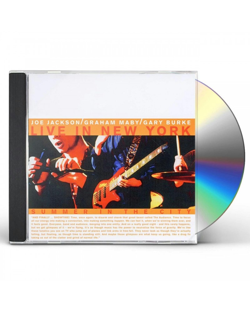 Joe Jackson SUMMER IN THE CITY/LIVE IN NEW YORK (24BIT REMASTER) CD $5.25 CD