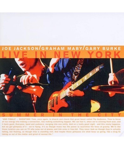 Joe Jackson SUMMER IN THE CITY/LIVE IN NEW YORK (24BIT REMASTER) CD $5.25 CD