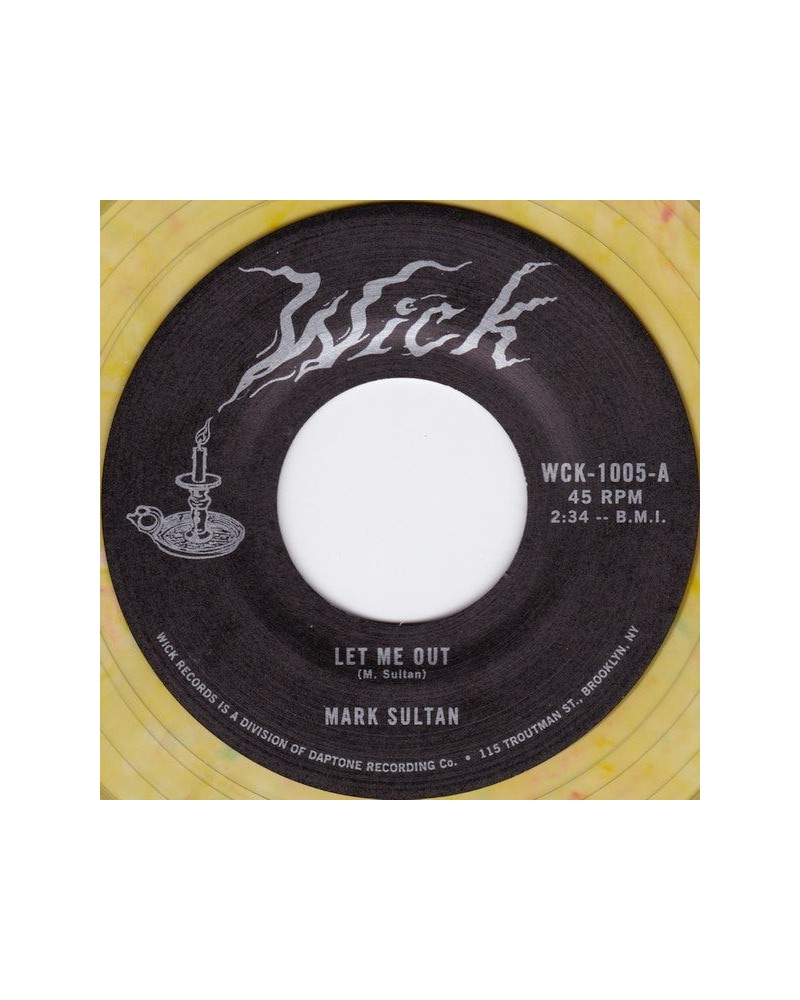Mark Sultan Let Me Out / Be The Blood Vinyl Record $4.69 Vinyl