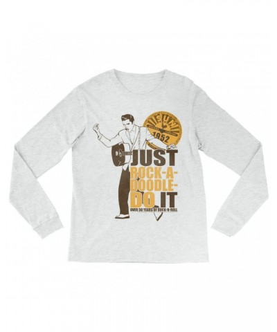 Elvis Presley Sun Records Long Sleeve Shirt | Rock-A-Doodle Do It Sun Records Shirt $9.28 Shirts