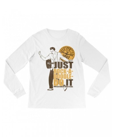 Elvis Presley Sun Records Long Sleeve Shirt | Rock-A-Doodle Do It Sun Records Shirt $9.28 Shirts