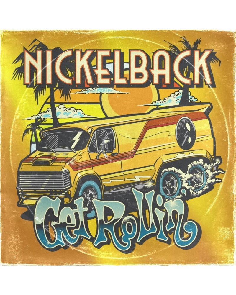Nickelback GET ROLLIN (TRANSPARENT ORANGE VINYL) Vinyl Record $8.10 Vinyl