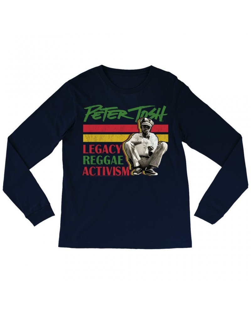 Peter Tosh Long Sleeve Shirt | Legacy Reggae Shirt $12.88 Shirts