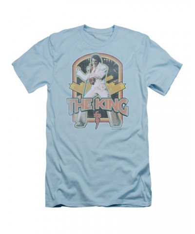 Elvis Presley Slim-Fit Shirt | DISTRESSED KING Slim-Fit Tee $5.58 Shirts