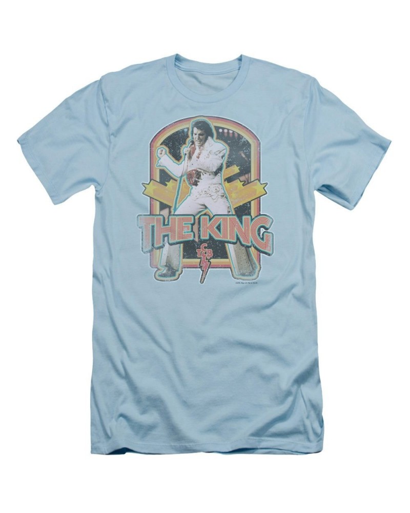 Elvis Presley Slim-Fit Shirt | DISTRESSED KING Slim-Fit Tee $5.58 Shirts