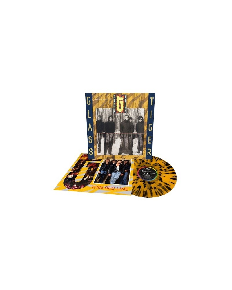 Glass Tiger The Thin Red Line Tiger Striped LP (Vinyl) $13.90 Vinyl