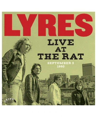 Lyres Live At The Rat September 3 1980 Vinyl Record $8.82 Vinyl